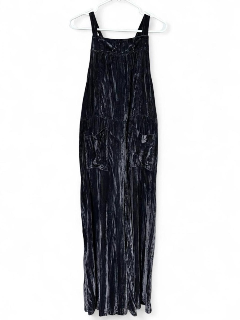 NATURAL LIFE Black Elastic Waist Overalls